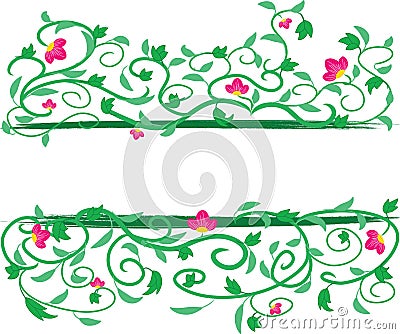 Floral Vine Frame