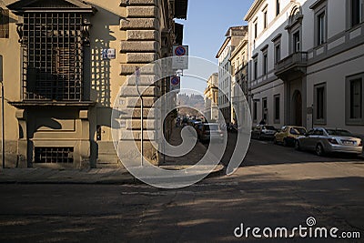 Florence Italy suburban streets