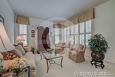 Florida home formal living room