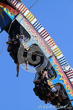 Florida State Fair: Hanging upside down