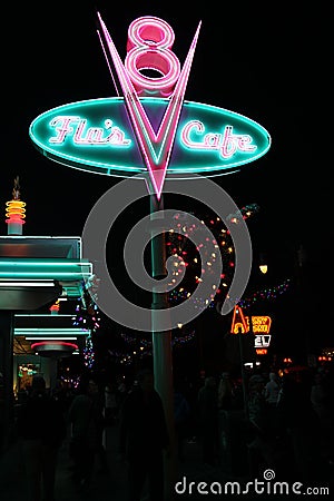 Flos Cafe Sign