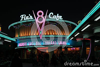 Flos Cafe Sign