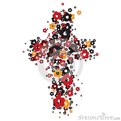 http://thumbs.dreamstime.com/x/flower-cross-16527544.jpg