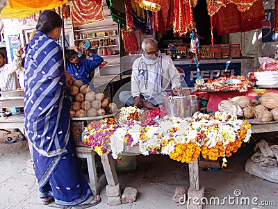 Flower seller India