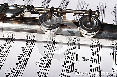 Flute Classic music concept