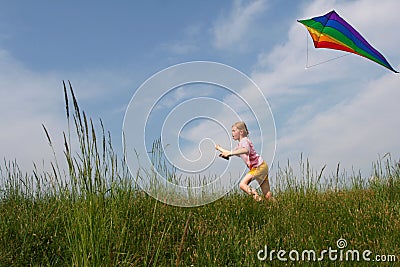 Flying kite