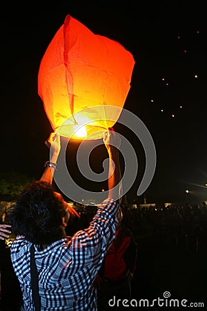 Flying lanterns
