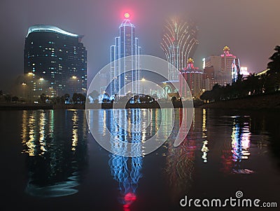 Fog Night at City Macao