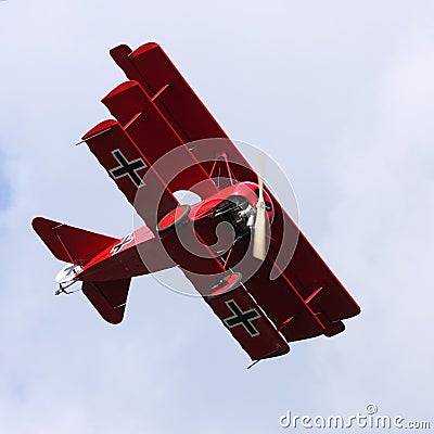 Fokker Dr.1 Royalty Free Stock Photo - Image: