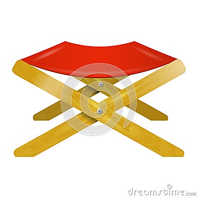 Royalty Free Stock Photos: Folding wooden chair