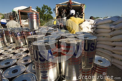 Food Distribution for Flood Victims