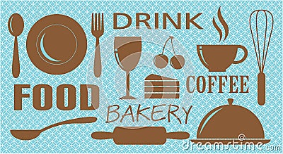 Food,drink,bakery and coffee design