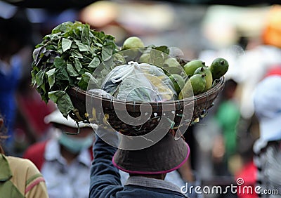 Food Market Asia Woman of Cambodia