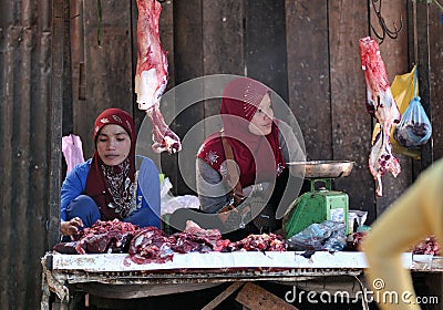 Food Market Asia Woman of Cambodia