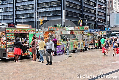 Food trucks, New York