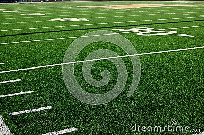 Football 20 Yard Line