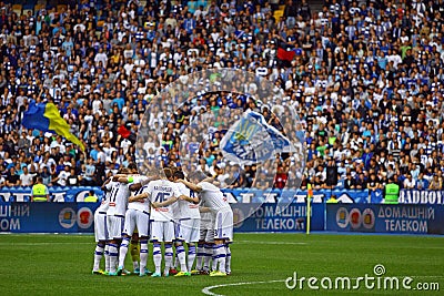 Football game FC Dynamo Kyiv vs Zorya Luhansk