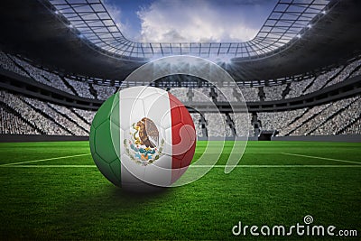 Football in mexico colours