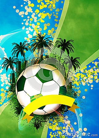 Football or soccer background