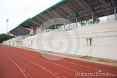 Football stadium with seating