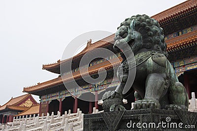 Forbidden City Guard Lion, Beijing, China