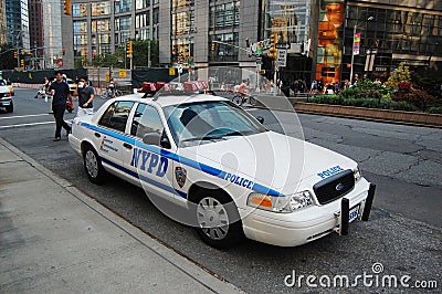 Ford Crown Victoria Police Car in NYC