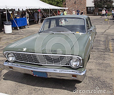 1964 Ford Falcon US Army Car Front View