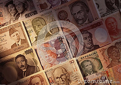 Foreign currencies notes
