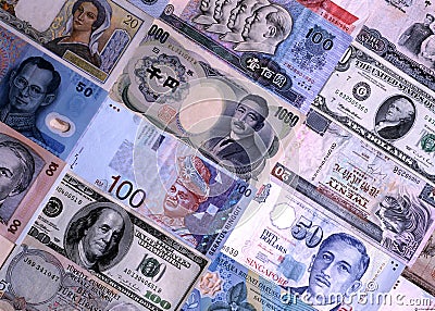 Foreign currencies notes