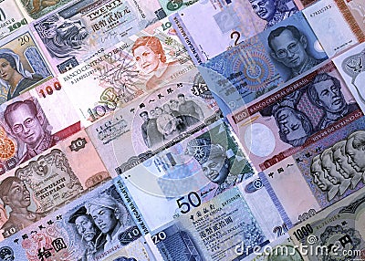 Foreign currencies notes
