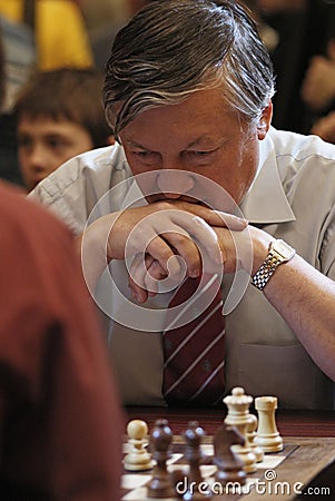 Former World Champion, Anatoly Karpov