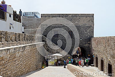 Fortress wall morocco