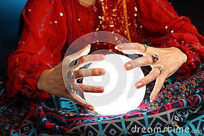 Fortune-teller s hands