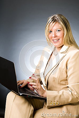 Forty year old woman senior business executive