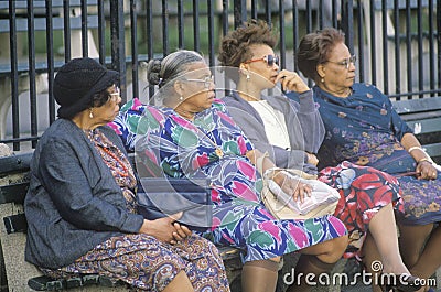 Four African-American women
