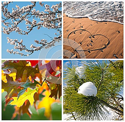 Four Seasons Collage