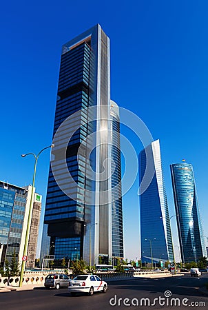 Four Towers Business Area. Madrid, Spain