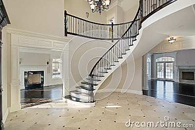 foyer-spiral-staircase- ...