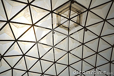 Framing in the dome structure ceiling