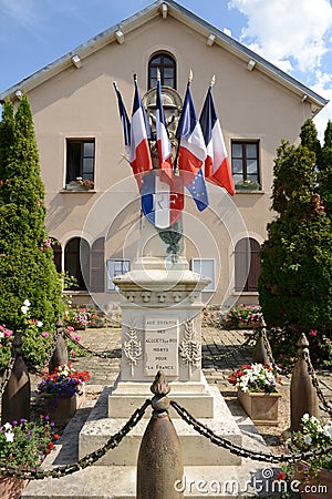 France, the picturesque village of Les Alluets le roi