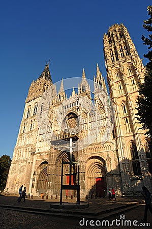 France Rouen: The Gothic Cathedral Of Rouen