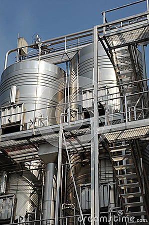 France, wine tank in Provence