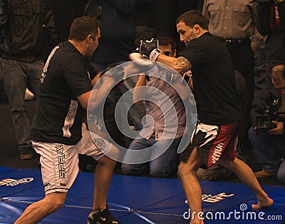 Frankie Edgar UFC 125 At MGM Workout 12\/3