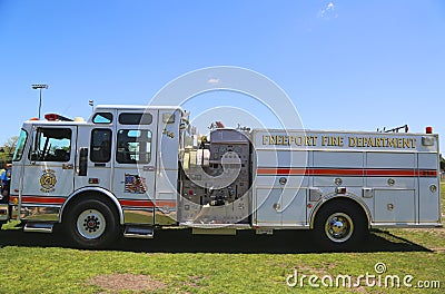 Freeport Patriot Hose company 4 fire truck in Long Island