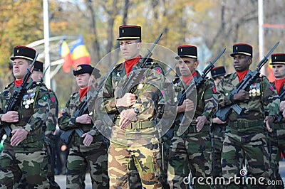 French army troops