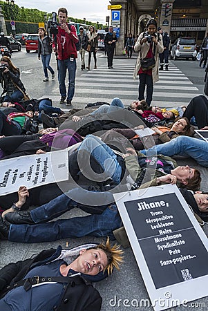 French Gay AIDS, Act Up Paris, Flash Mob