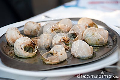 French snail dinner