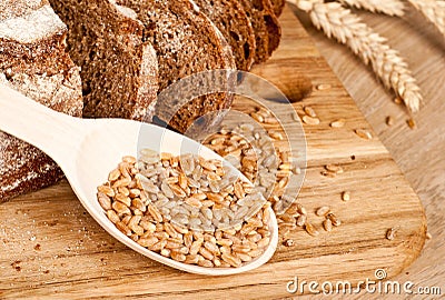 Fresh baked traditional bread