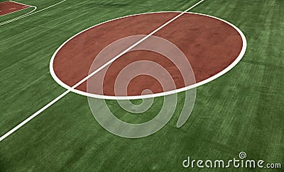 Fresh Basketball Court Background