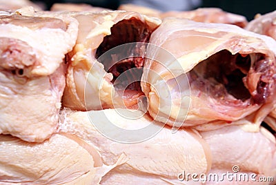 Fresh chicken meat
